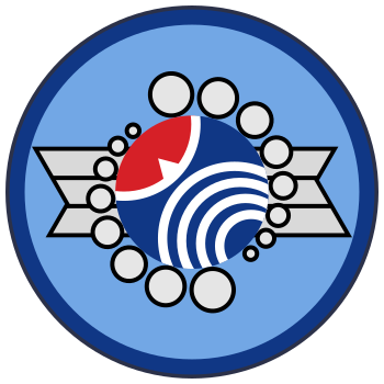 Coat of arms (crest) of the 502nd Tactical Communication Unit, Israeli Air Force