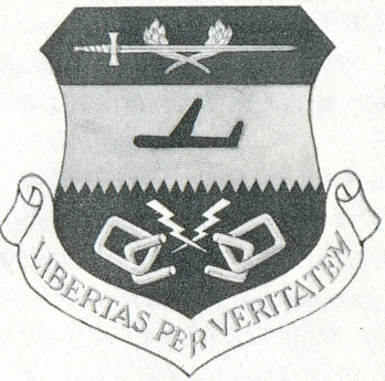 Coat of arms (crest) of 582nd Air Resupply and Communications Wing, US Air Force