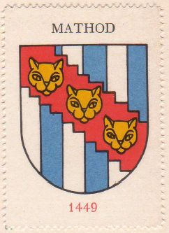 Wappen von/Blason de Mathod