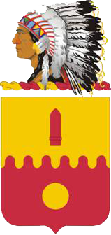Coat of arms (crest) of the 160th Field Artillery Regiment, Oklahoma Army National Guard