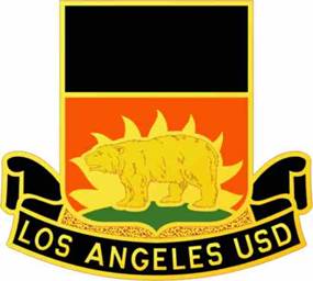Coat of arms (crest) of Abraham Lincoln High School Junior Reserve Officer Training Corps, Los Angeles Unified School District, US Army