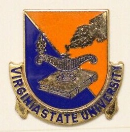 Coat of arms (crest) of the Virginia State University Reserve Officer Training Corps, US Army