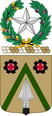 Coat of arms (crest) of the 636th Support Battalion, Texas Army National Guard