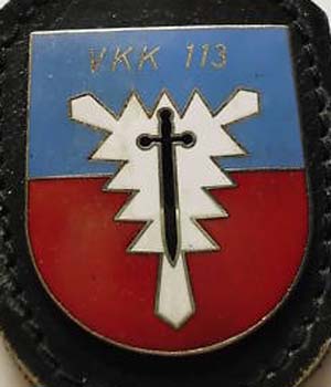Coat of arms (crest) of the District Defence Command 113, German Army