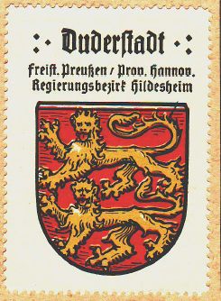 Wappen von Duderstadt/Coat of arms (crest) of Duderstadt