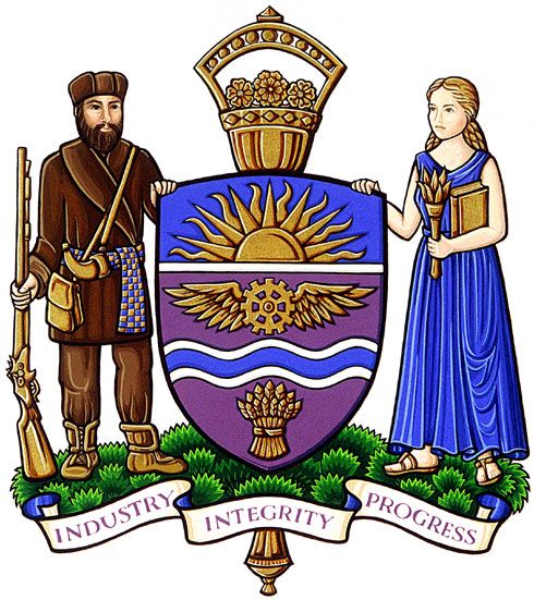 Arms (crest) of Edmonton (Alberta)