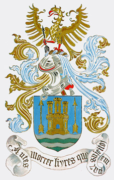 Coat of arms (crest) of the Garrison Regiment No 1, Portuguese Army