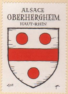 Blason de Oberhergheim/Coat of arms (crest) of {{PAGENAME