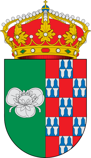 Escudo de Laguna de Negrillos/Arms (crest) of Laguna de Negrillos