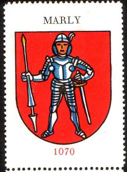 Wappen von/Blason de Marly (Fribourg)