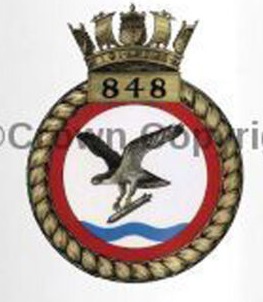 Coat of arms (crest) of the No 848 Squadron, FAA
