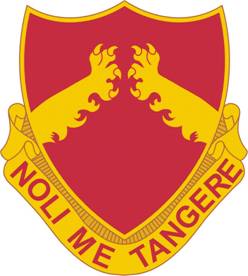 Arms of 321st Field Artillery Regiment, US Army