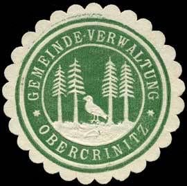 Wappen von Obercrinitz/Arms (crest) of Obercrinitz