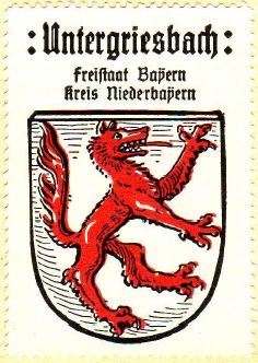 Wappen von Untergriesbach/Coat of arms (crest) of Untergriesbach