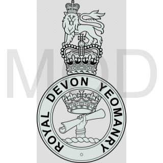 Coat of arms (crest) of the Royal Devon Yeomanry, British Army