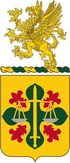Coat of arms (crest) of 210th Military Police Battalion, Michigan Army National Guard