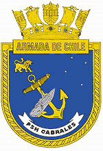 Blason de Patrol and Hydrographic Vessel Corneta Cabrales (PSH-77), Chilean Navy/Arms (crest) of Patrol and Hydrographic Vessel Corneta Cabrales (PSH-77), Chilean Navy