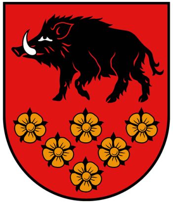 Arms (crest) of Kandava (municipality)