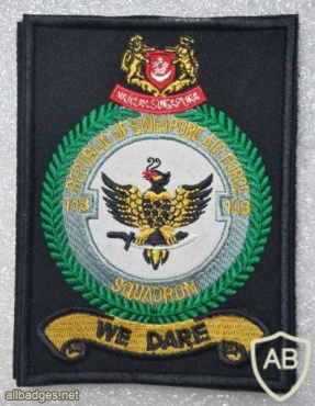 Coat of arms (crest) of No 143 Squadron, Republic of Singapore Air Force