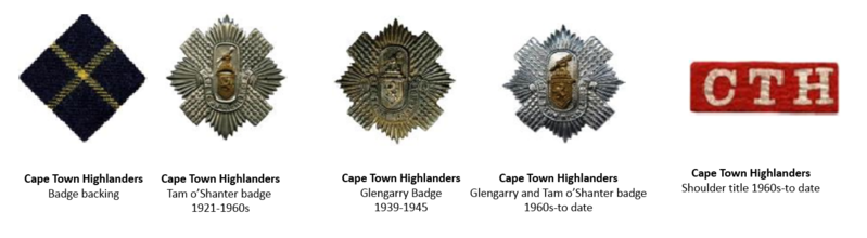 Coat of arms (crest) of the Cape Town Highlanders, South African Army