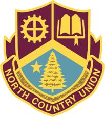 Coat of arms (crest) of North County High School Junior Reserve Officer Training Corps, US Army