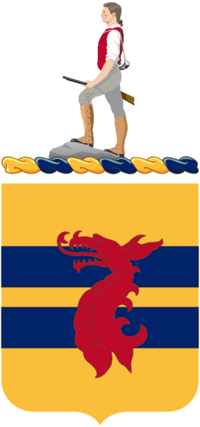 Coat of arms (crest) of 318th Cavalry Regiment, US Army