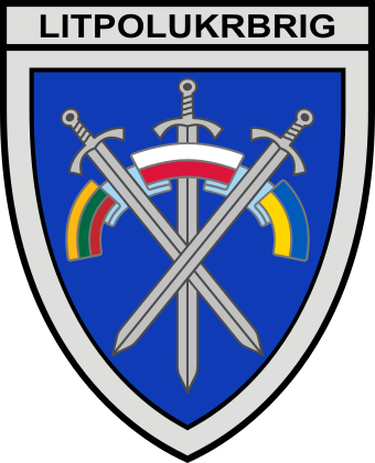 Coat of arms (crest) of the Lithuanian-Polish-Ukrainian Brigade (LITPOLUKRBRIG)