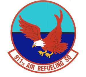Coat of arms (crest) of 911th Air Refueling Squadron, US Air Force