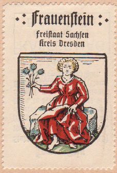 Wappen von Frauenstein (Sachsen)/Coat of arms (crest) of Frauenstein (Sachsen)