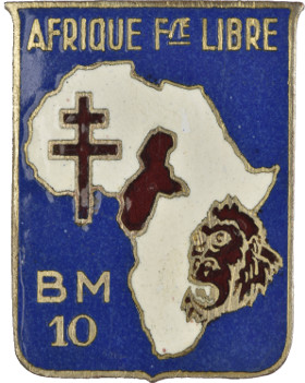 Blason de Marching Battalion No 10, French Army/Arms (crest) of Marching Battalion No 10, French Army