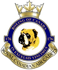Coat of arms (crest) of the No 176 (Boeing of Canada) Squadron, Royal Canadian Air Cadets