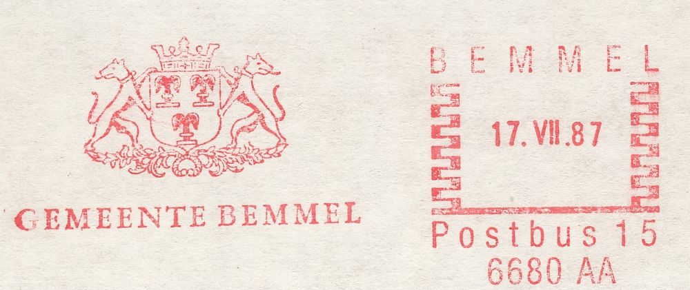 Wapen van Bemmel / Arms of Bemmel