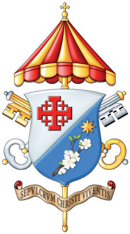 Arms (crest) of Co-Cathedral Basilica of the Holy Sepulchre, Acquapendendente