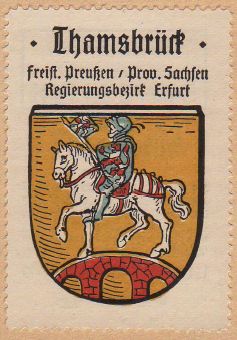 Wappen von Thamsbrück/Coat of arms (crest) of Thamsbrück