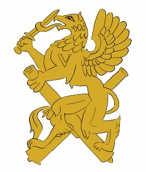 Coat of arms (crest) of the Vidzeme Artillery Regiment, Latvian Army