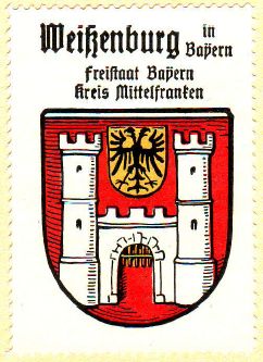 Wappen von Weissenburg in Bayern