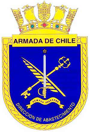 Coat of arms (crest) of the Directorate of Supply, Chilean Navy