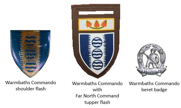 Coat of arms (crest) of the Warmbad (Warmbaths) Commando, South African Army