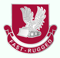 Coat of arms (crest) of 365th Engineer Battalion, US Army