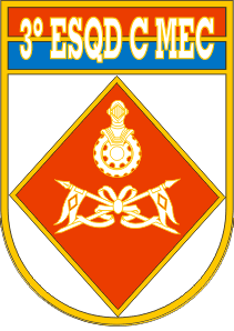 Coat of arms (crest) of the 3rd Mechanized Cavalry Squadron, Brazilian Army