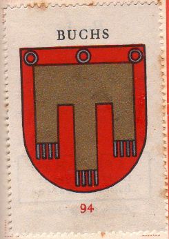 Wappen von/Blason de Buchs (Sankt Gallen)