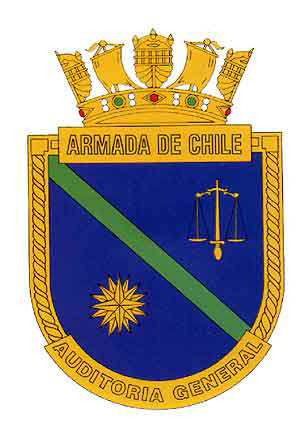 Coat of arms (crest) of the General Auditor of the Navy, Chilean Navy