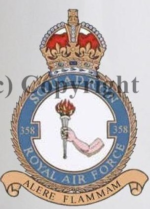 Coat of arms (crest) of the No 358 Squadron, Royal Air Force