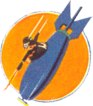 Coat of arms (crest) of the 623rd Bombardment Squadron, USAAF