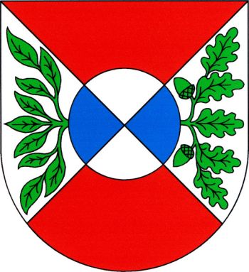 Arms of Okrouhlá (Cheb)