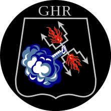 Emblem (crest) of the V Training Battalion, The Guards Hussar Regiment, Danish Army