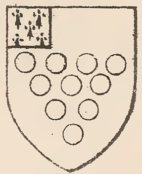 Arms (crest) of John de la Zouche