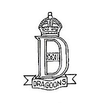 Coat of arms (crest) of the 22nd Dragoons, British Army
