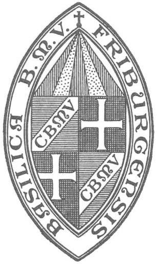 Arms (crest) of Basilica of Our Lady, Fribourg