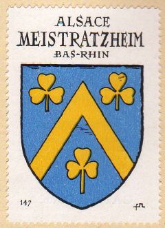 Blason de Meistratzheim/Coat of arms (crest) of {{PAGENAME